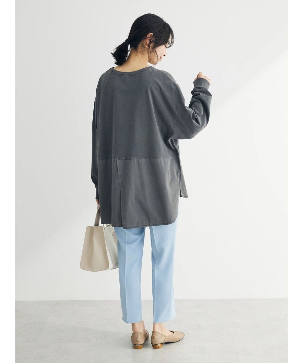 Green Parks ピグメントドッキングスリットデザインチュニック 
