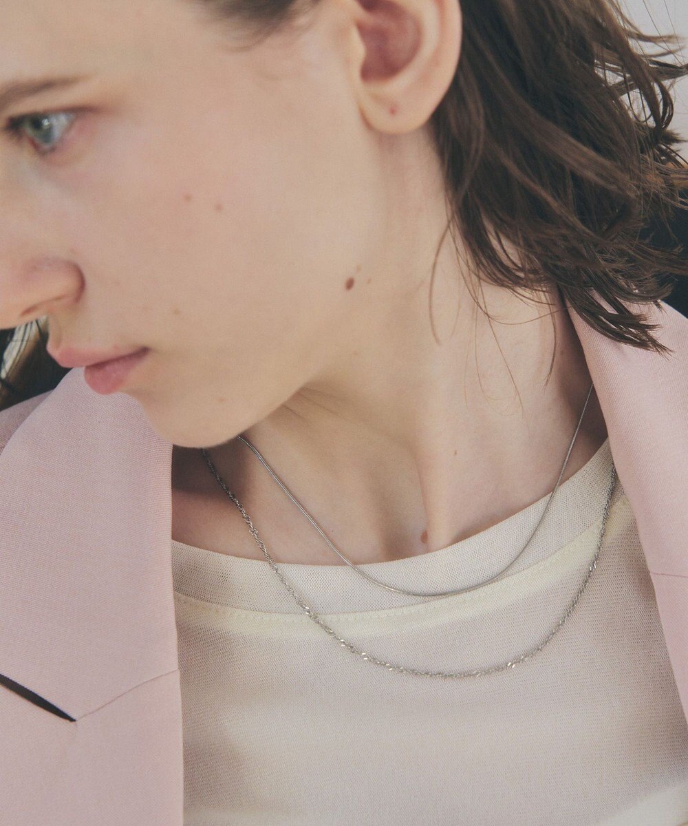 YECCA VECCA 【2本SET】ステンレス2連ネックレス 