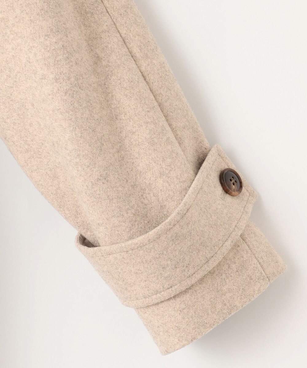 Feroux 【古畑星夏さん着用】スタンドネックウールライク コート 