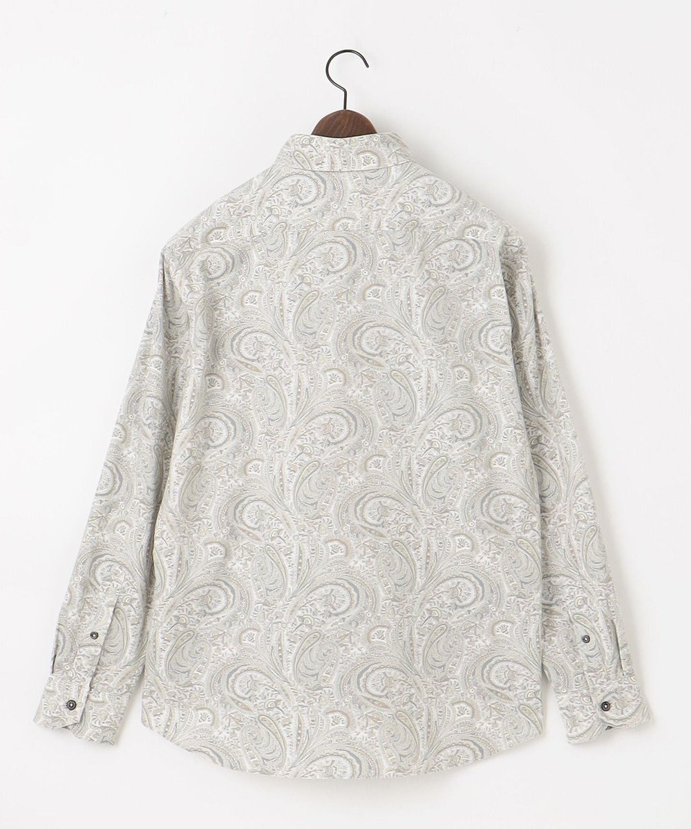 JOSEPH ABBOUD 【LIBERTY・綿100％】リバティペイズリープリントコーデュロイ シャツ 