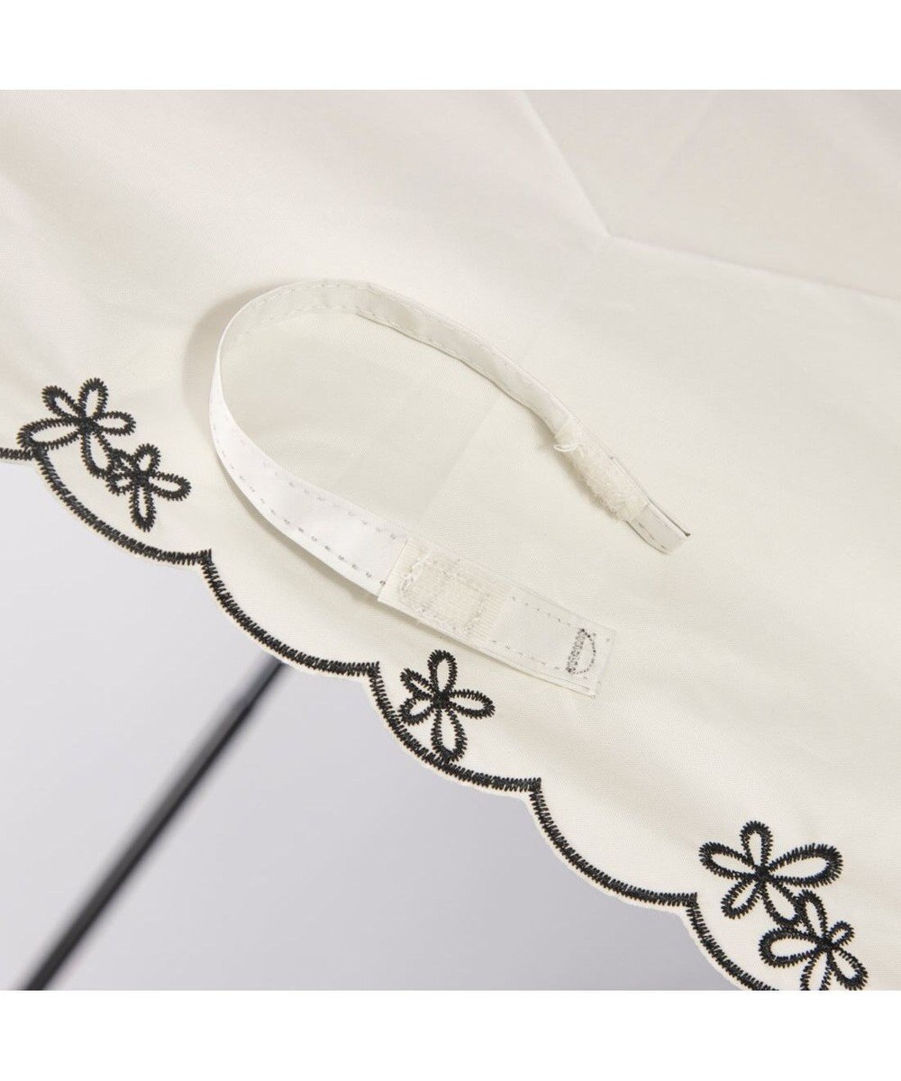 UNBILLION カシュネ cachenez / 【晴雨兼用】【日傘】 【UV カット率99.999.9％以上】PUプチフラワー刺繍ミニ折りたたみ傘 