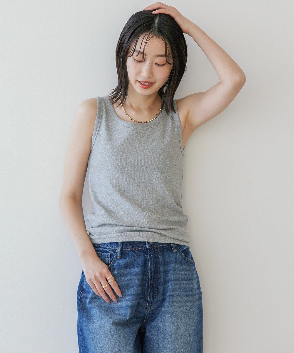 AMERICAN HOLIC ラメテレコタンクトップ 