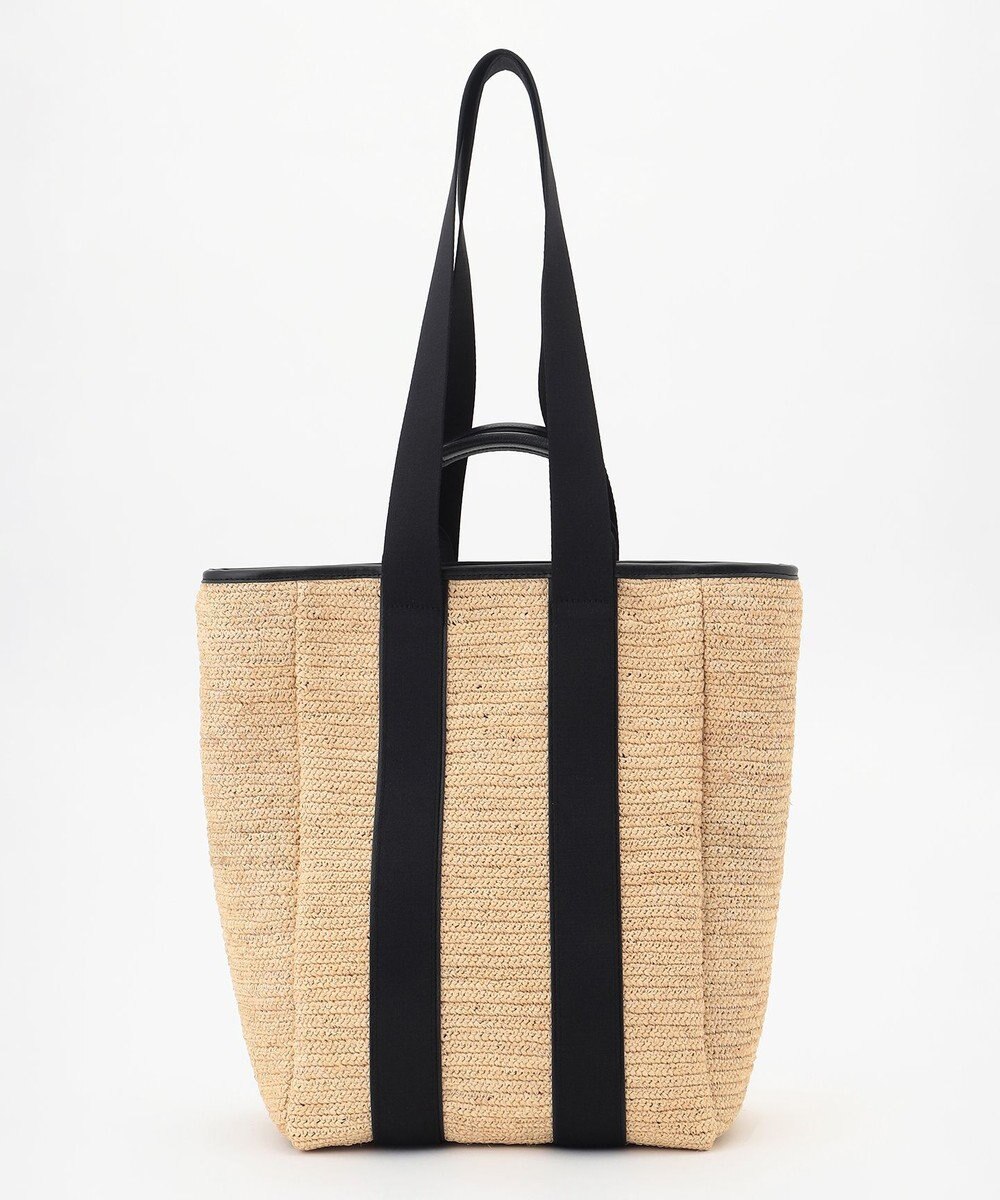 自由区 【2WAY】ハンドルラフィア トートバッグ 