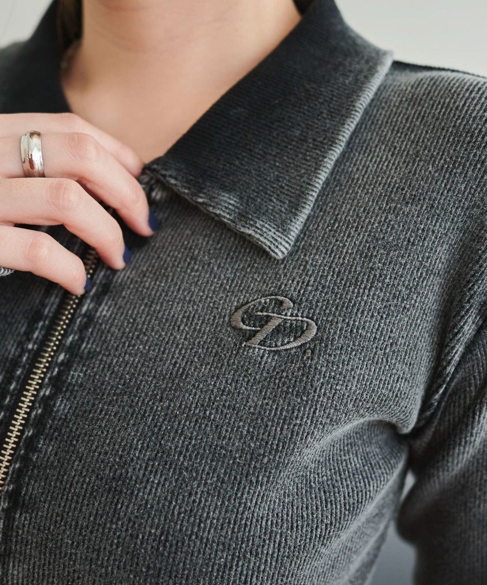 WEGO ヴィンテージライクWZIPトップス 