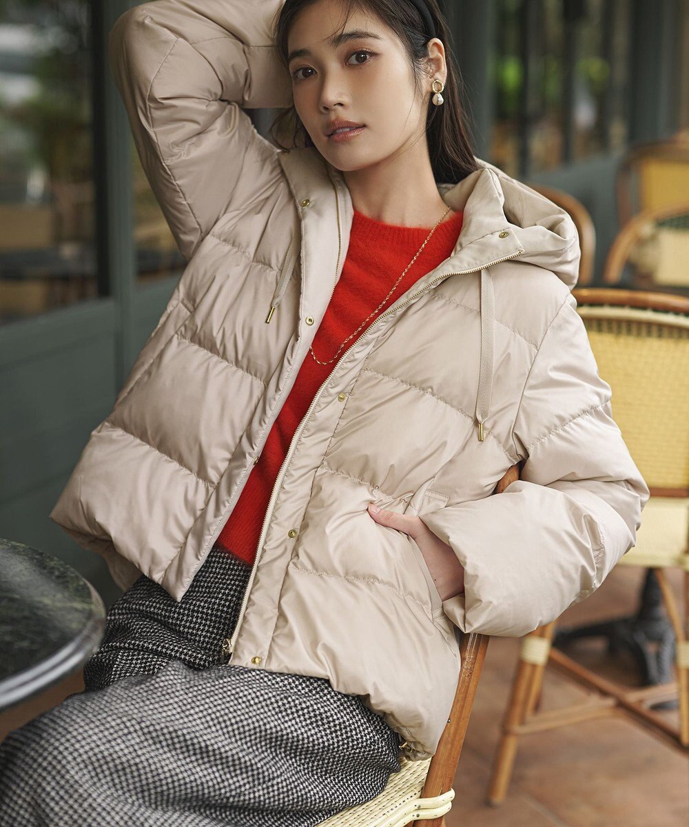 23区 フォックスカシミヤファー ショート丈 ニット 