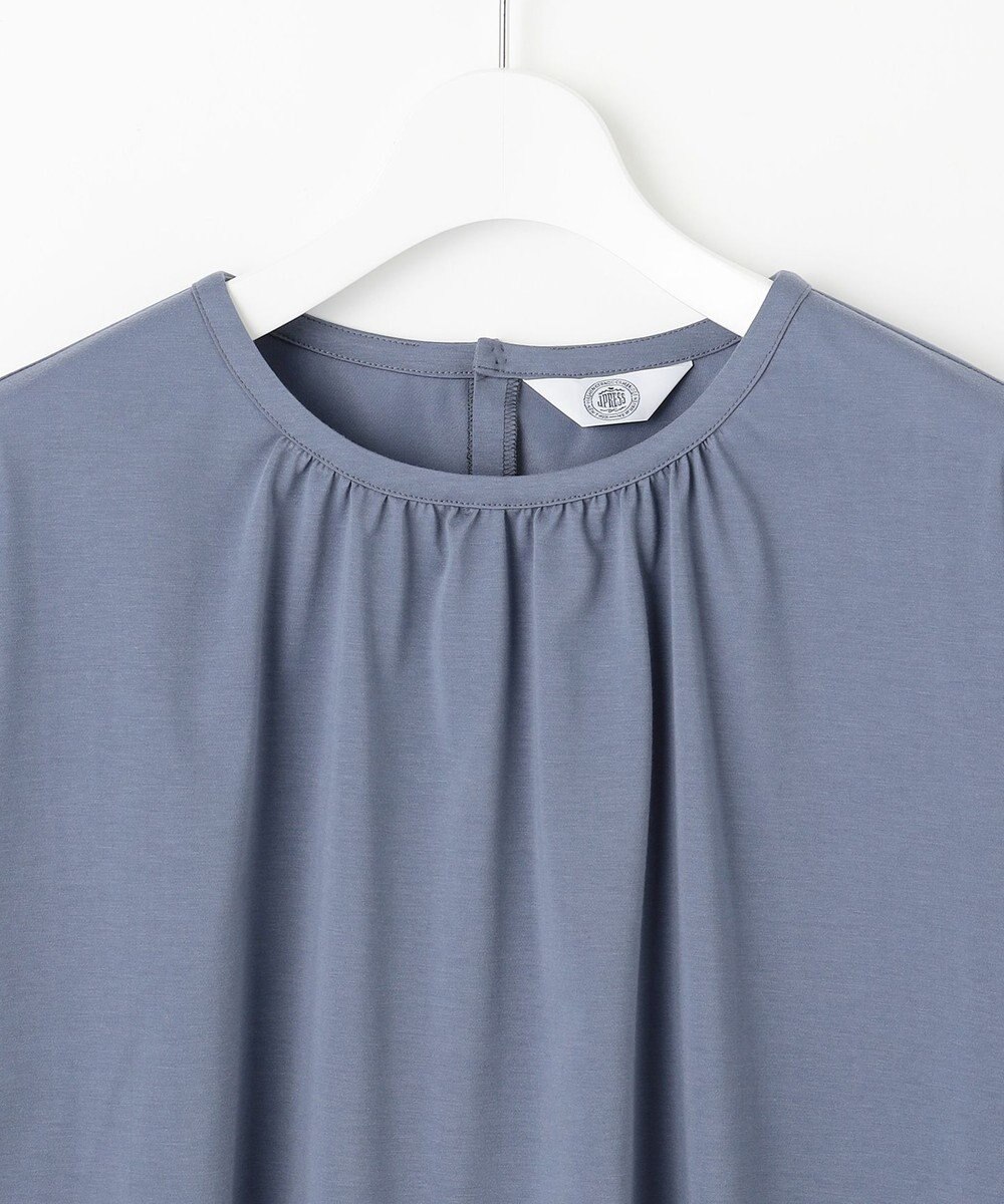 J.PRESS LADIES 【洗える】ブラウスライクジャージー カットソー 