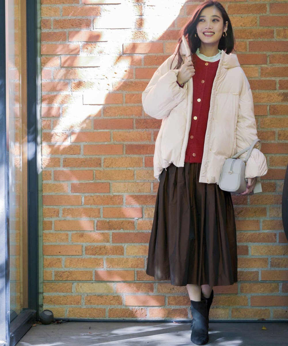 ANY SIS S ピンタックフリル シャツ 