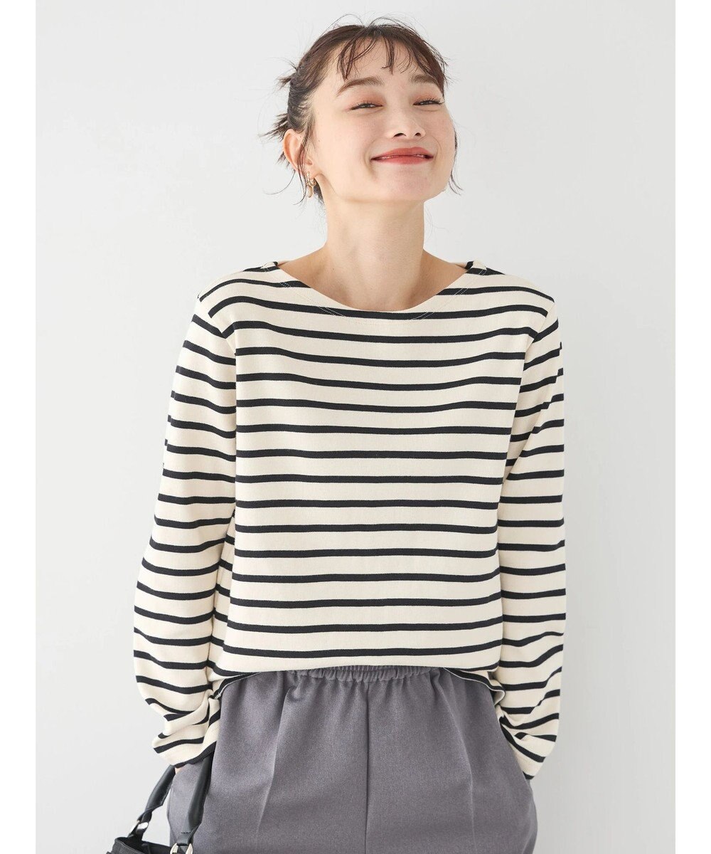 AMERICAN HOLIC バックパールボーダープルオーバー 