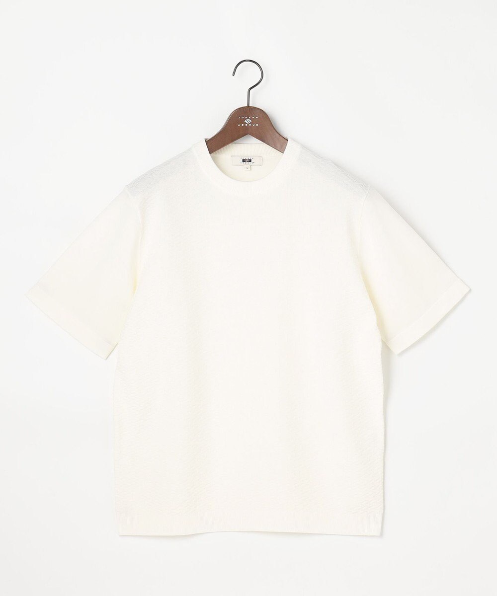 JOSEPH ABBOUD 【サステイナブル・オーガニックコットン使用】オーガニッククール ニット Tシャツ 