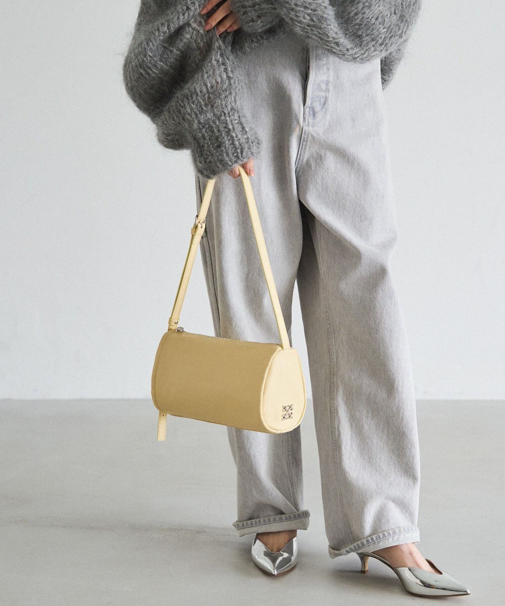 russet ソフトレザーロールショルダーバッグ(CE-1661) 