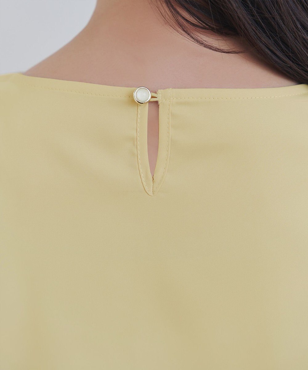 Tiaclasse 【洗える】リボンフレアスリーブブラウス 