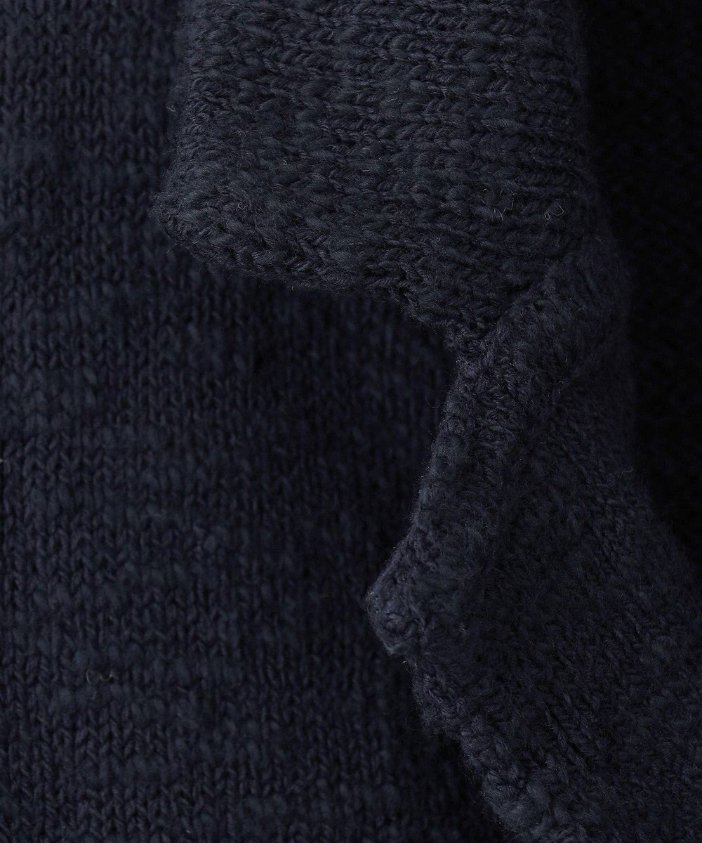 JOSEPH ABBOUD 【イタリア糸使用】コットンスラブ ニット ジャケット 