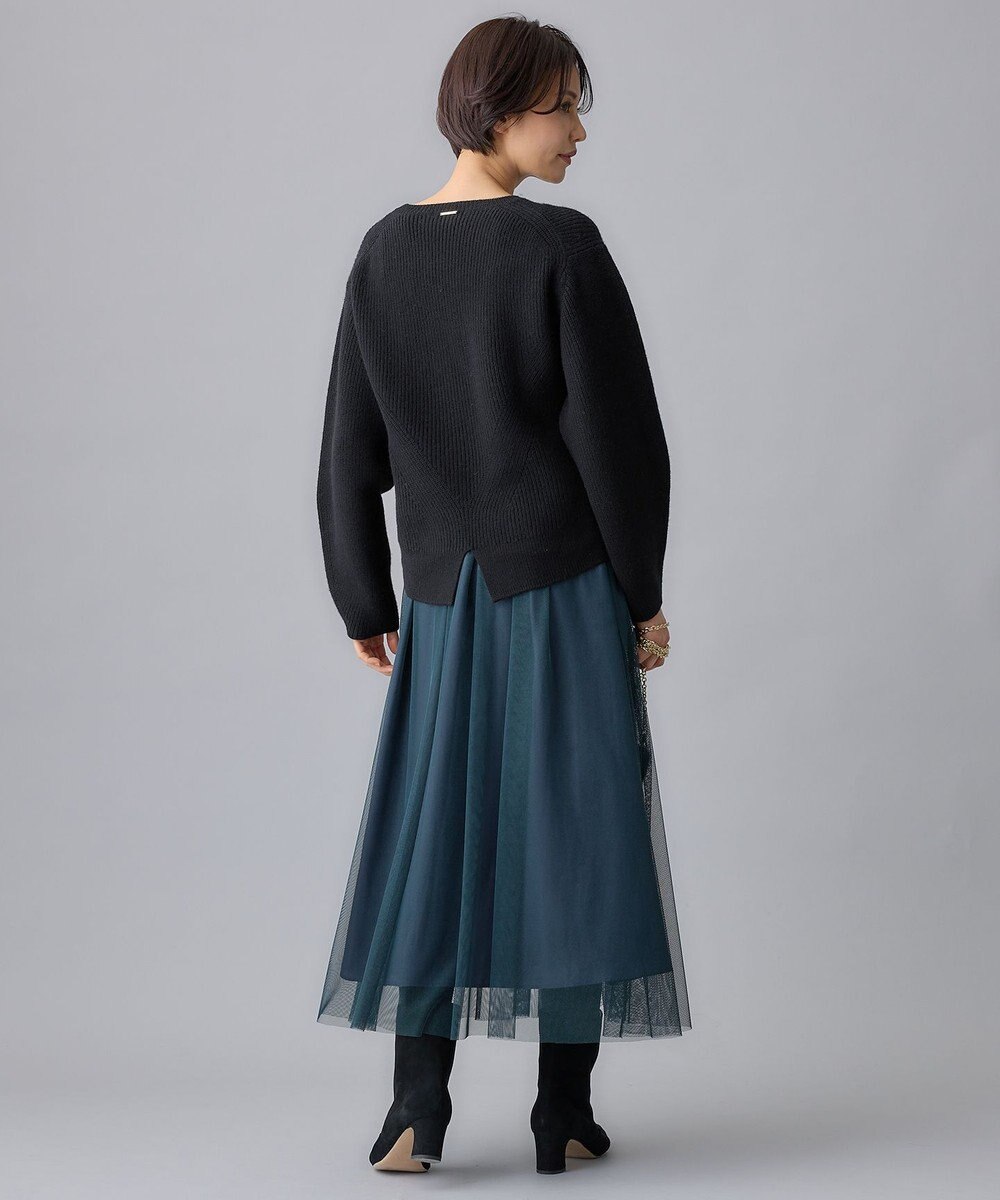 自由区 L 【洗える】ウールカシミヤブレンドプルオーバー ニット 