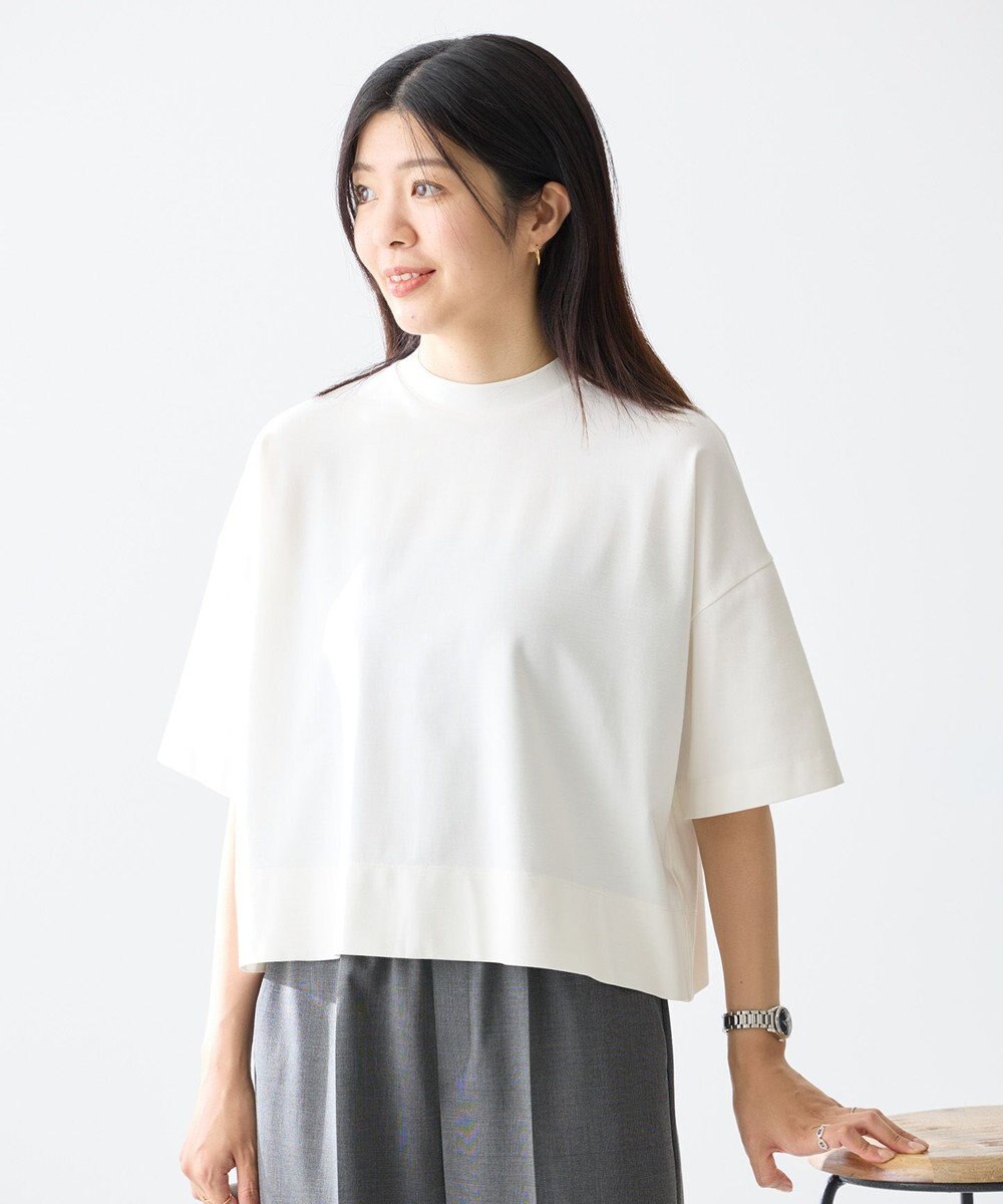 UNFILO BEAUTY FORM クロップドワイドＴシャツ 