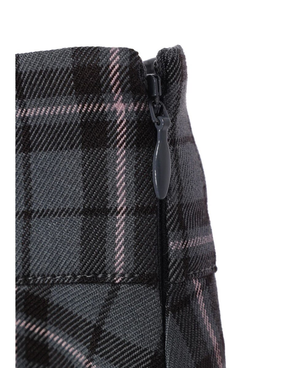 earth music&ecology チェックフレアスカート 