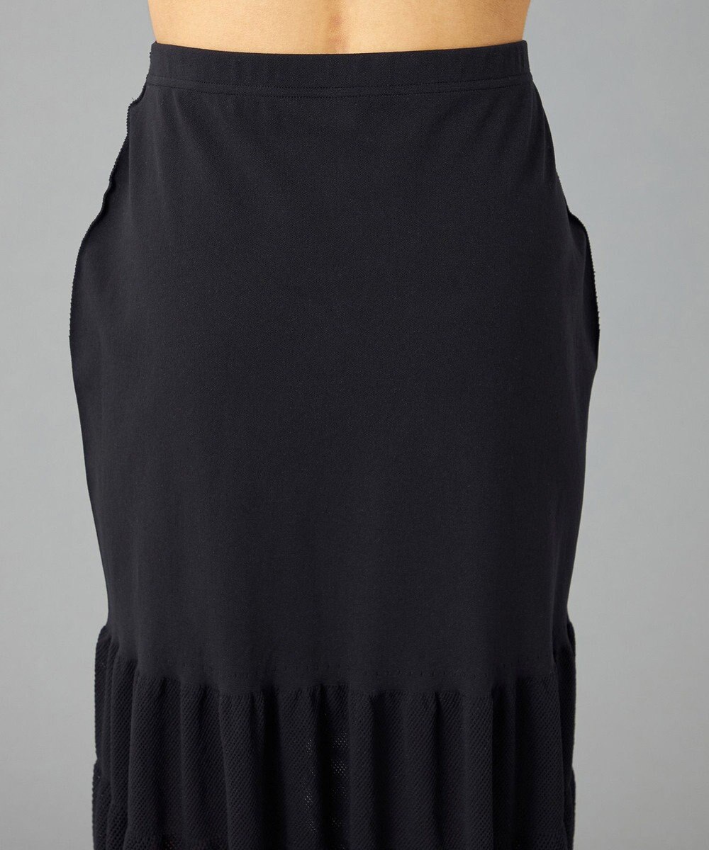 Chacott 【ノーソーイングニット】ティアードニットスカート 