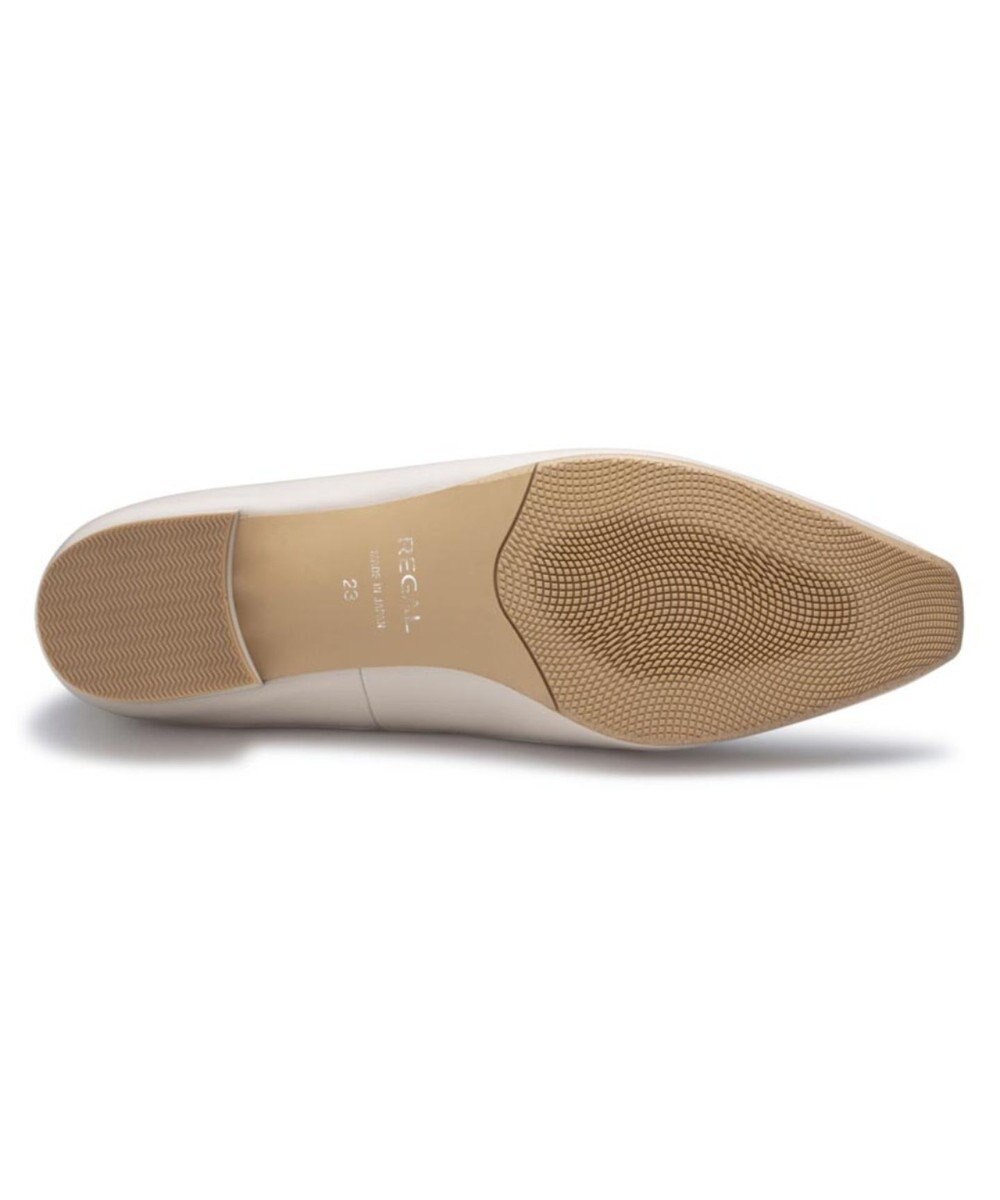 REGAL FOOT COMMUNITY 【リーガルレディース】F91R 晴雨兼用モカフラットパンプス フラットシューズ 