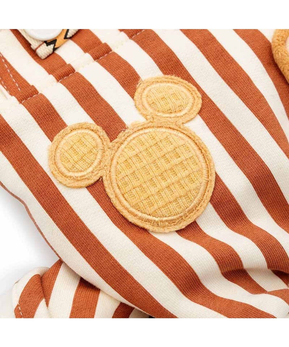 PET PARADISE ディズニー ミッキーマウス ストライプ パンツつなぎ 小型犬 