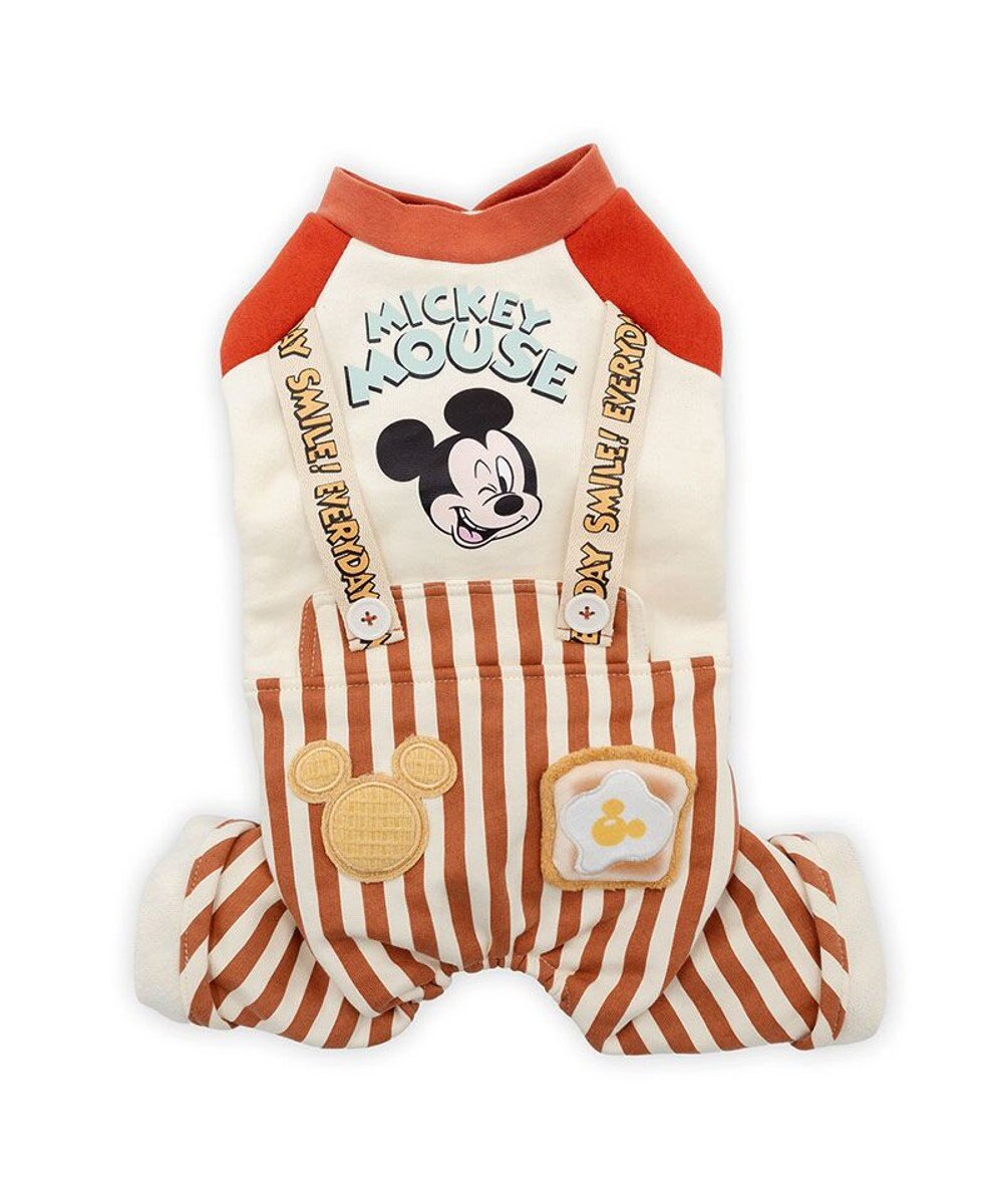 PET PARADISE ディズニー ミッキーマウス ストライプ パンツつなぎ 小型犬 