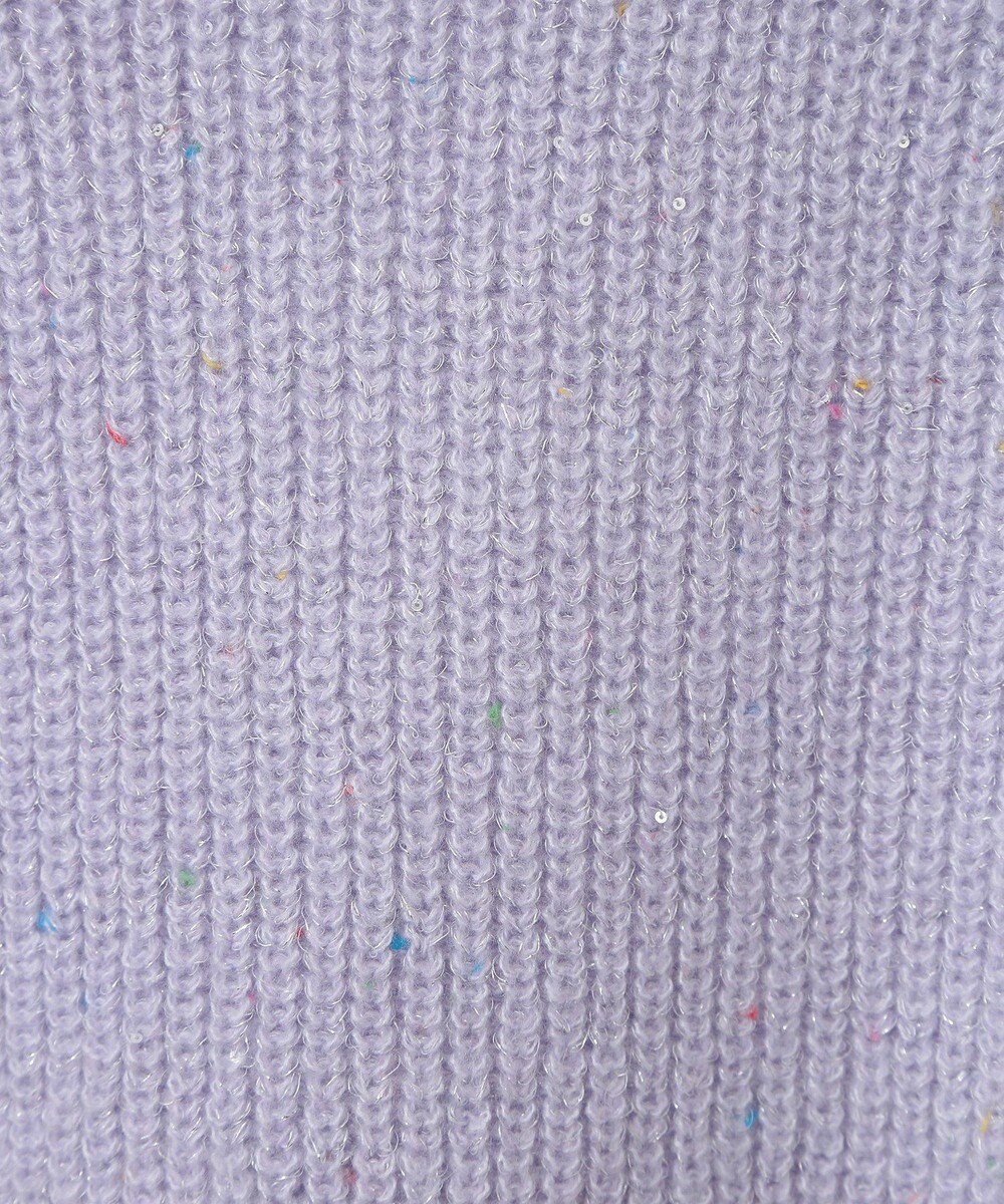 earth music&ecology カラーネップスパンコールニットチュニック 