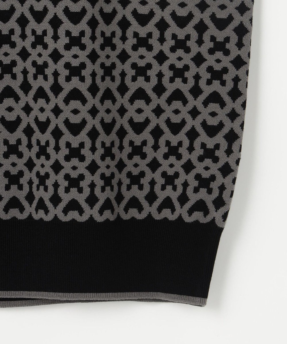 23区GOLF 【MEN】モノグラムジャガードニット 