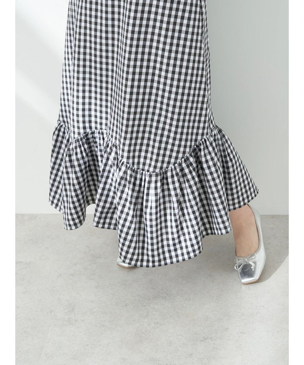 earth music&ecology イレヘムチェックスカート 