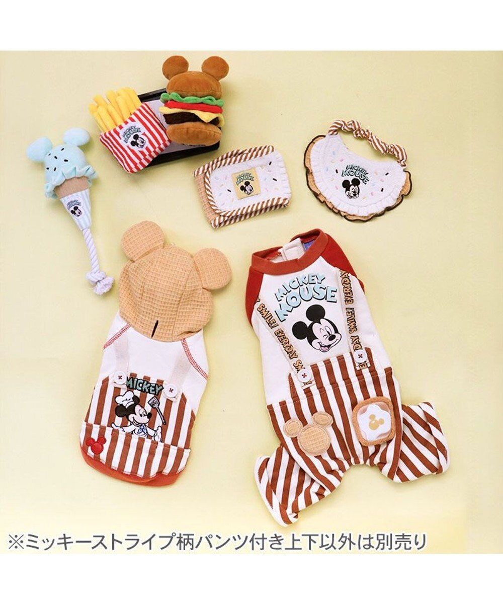 PET PARADISE ディズニー ミッキーマウス ストライプ パンツつなぎ 小型犬 