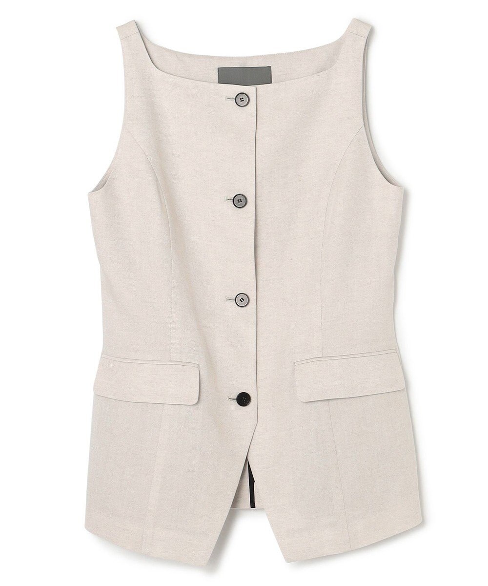 uncrave テンセルライトリネン ジレブラウス 