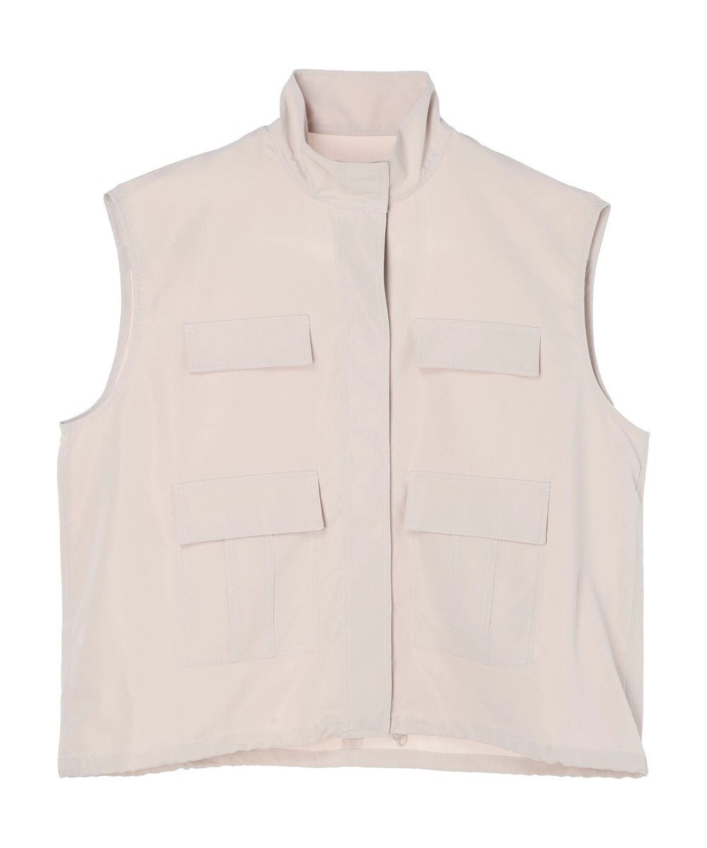 earth music&ecology ミリタリースタンドカラーベスト 