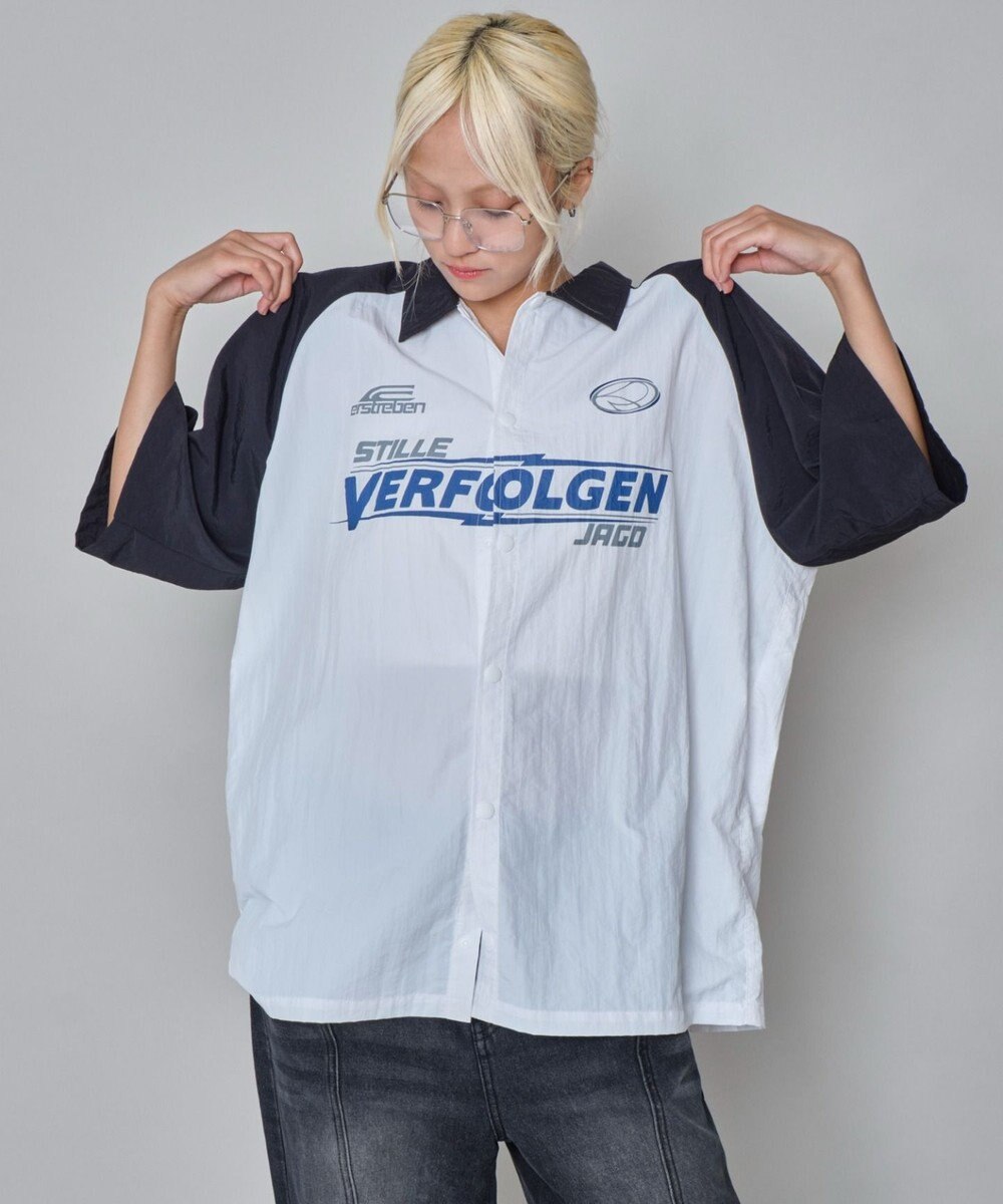 WEGO 【ユニセックス着用ITEM】ラグラングラフィックシャツ（SS） 