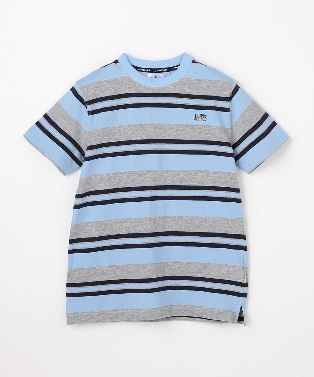 J.PRESS KIDS 【140-170cm】マルチボーダー 半袖Ｔシャツ 
