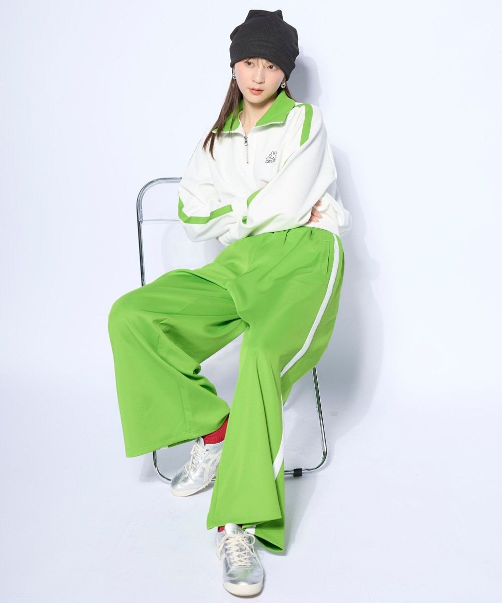 OP／FILA 【Kappa】ジャージ トラックワイドパンツ 