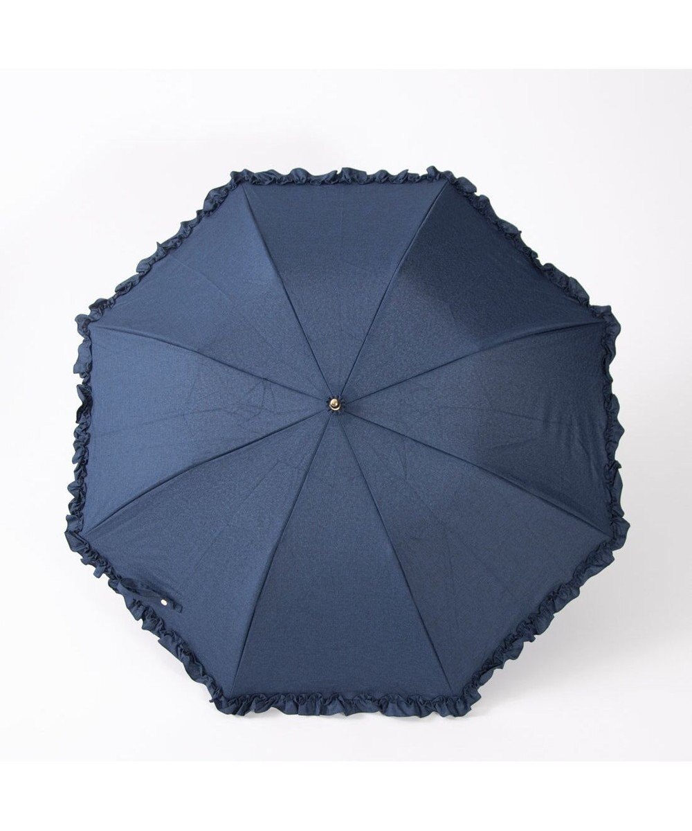 UNBILLION カシュネ cachenez / 【晴雨兼用】【日傘】 シャンプレーフリルトップレス折りたたみ傘 