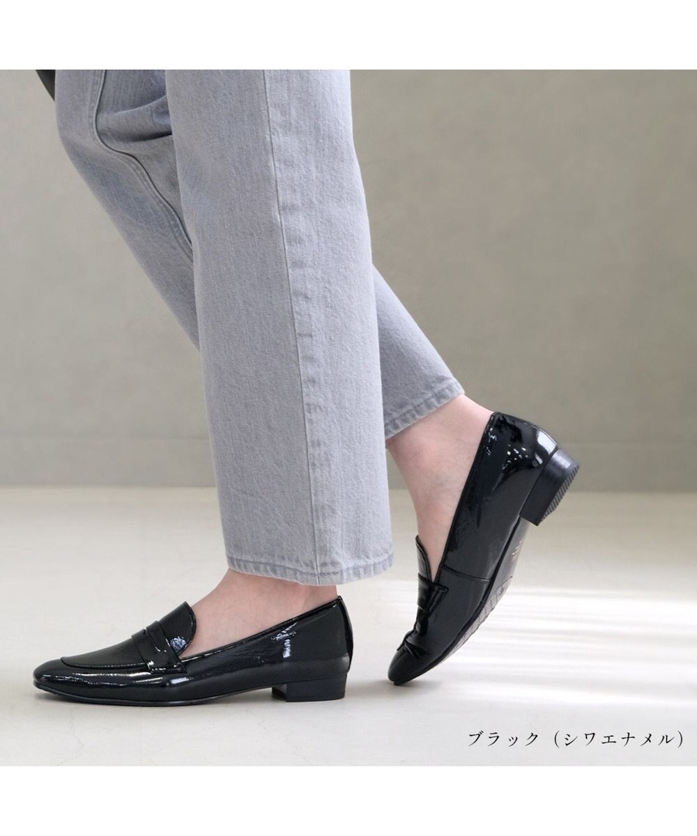 Pointer 日本製 本革シンプルローファー 