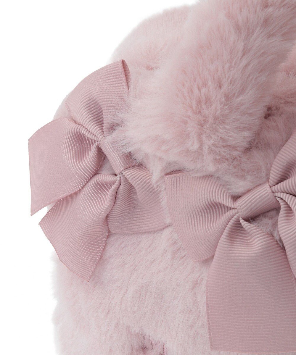 Maison de FLEUR ピンクマニア2Wayファーリボンミニバッグ 