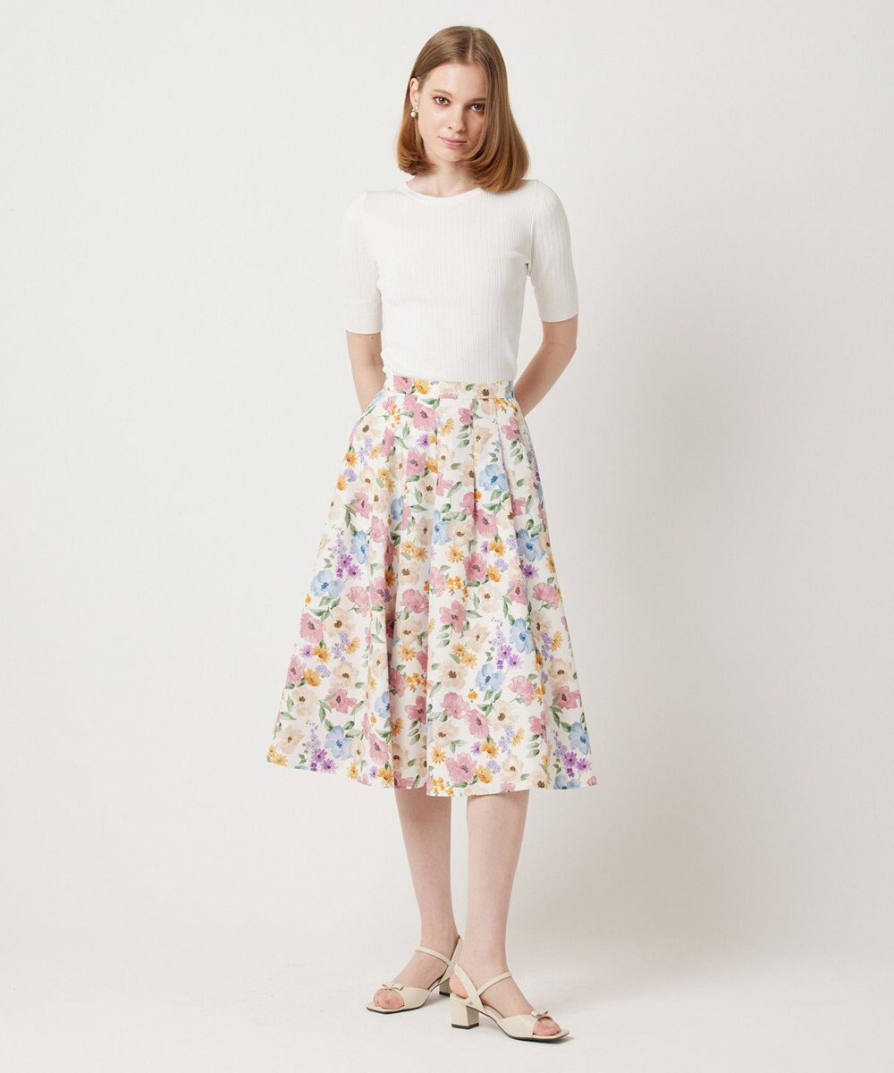 TOCCA 【大人百花掲載】【消臭・洗える！】BOTANOCAL GARDEN PARTY スカート 