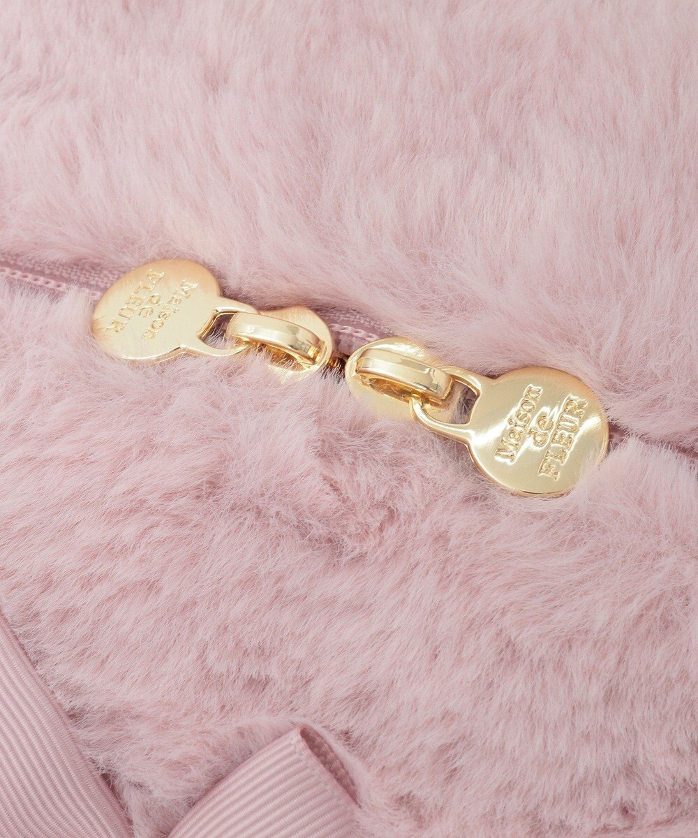 Maison de FLEUR ピンクマニア2Wayファーリボンミニバッグ 