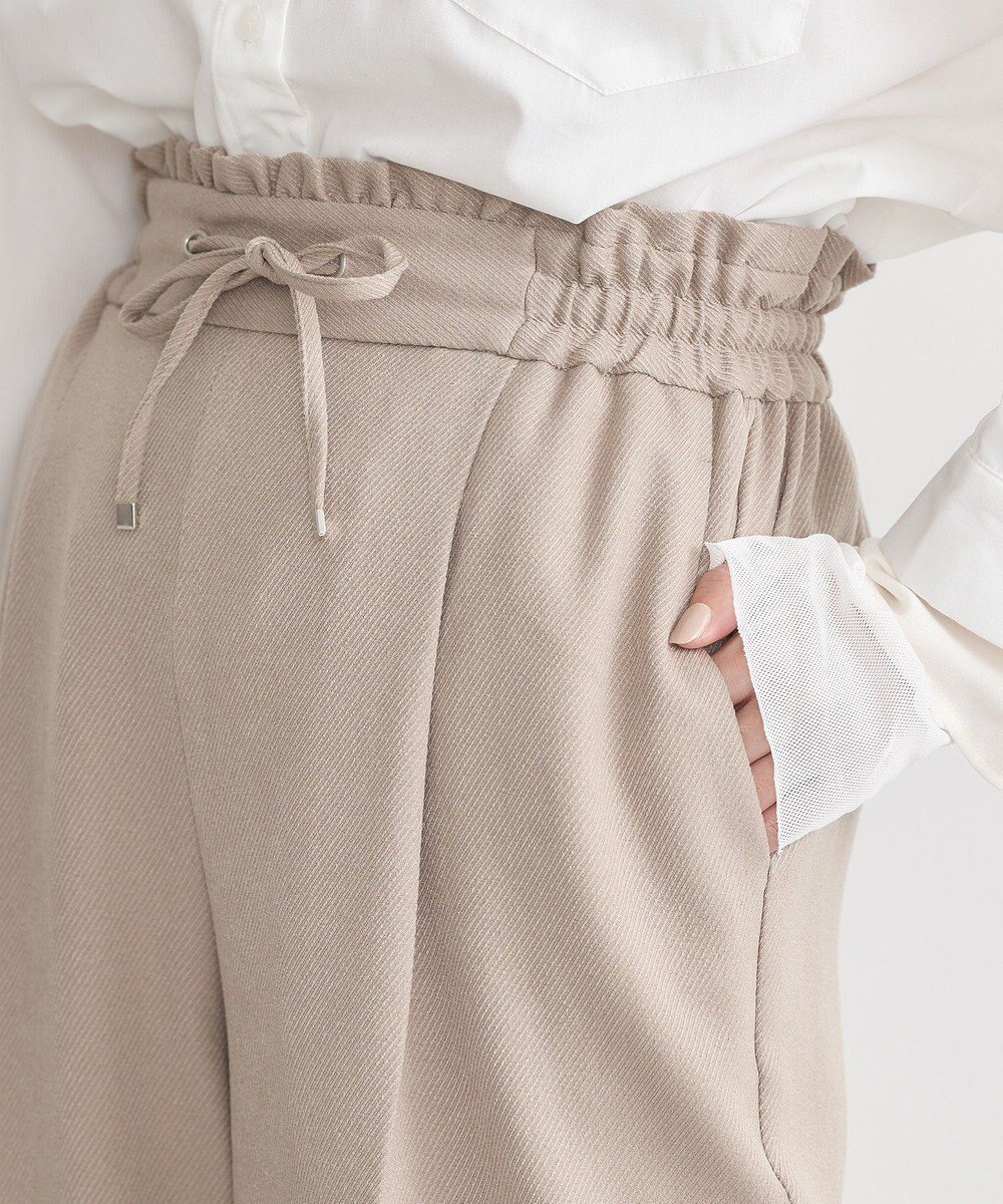 earth music&ecology ウールライクリラックスパンツ 