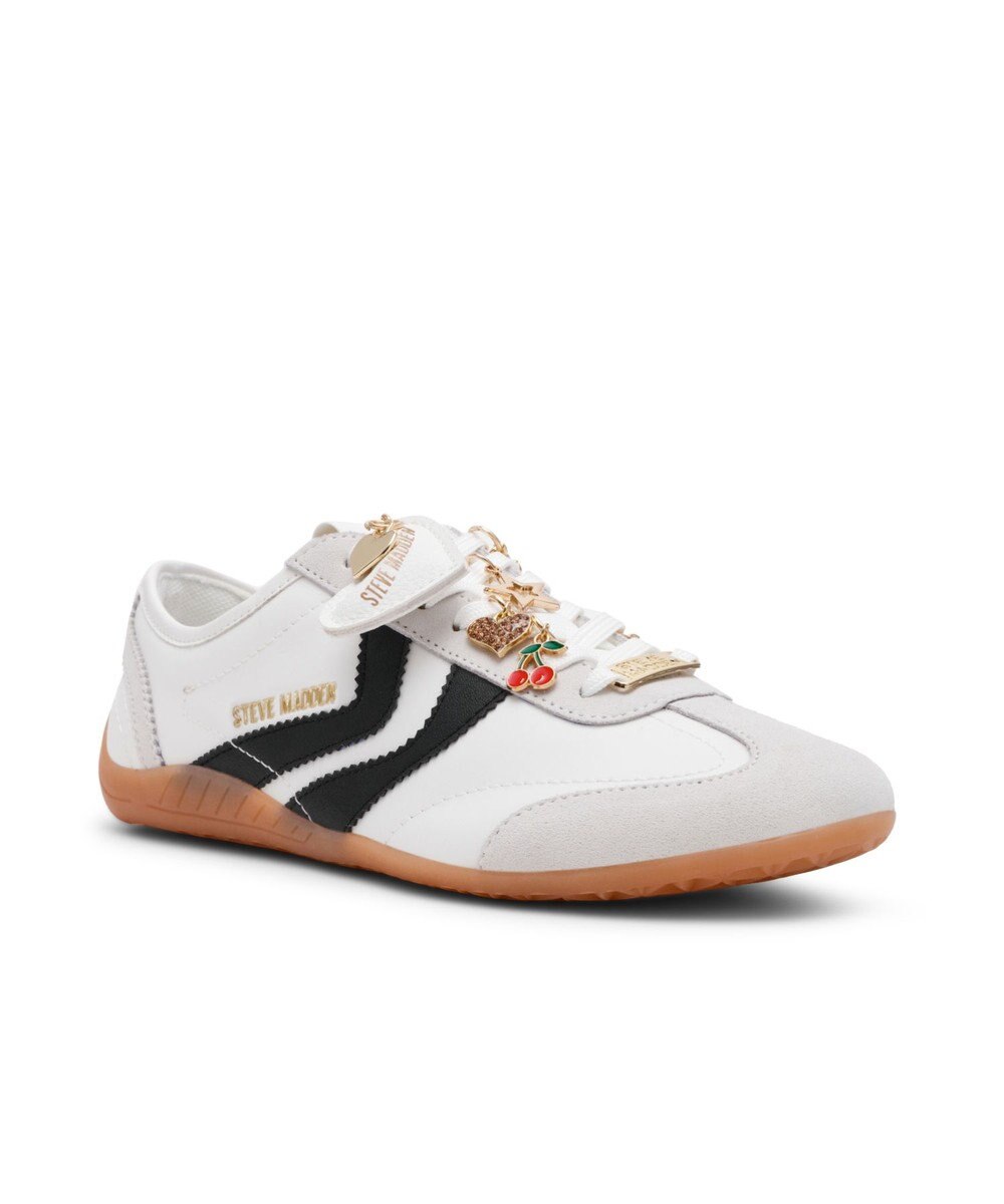 STEVE MADDEN BASSETT チャーム付きローカットスニーカー 
