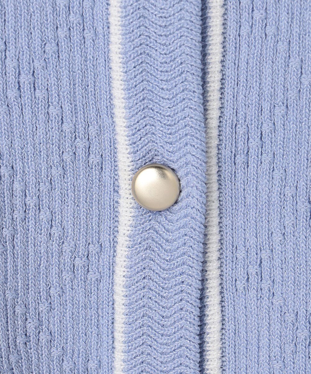 ANY SIS バイカラーニット カーディガン 