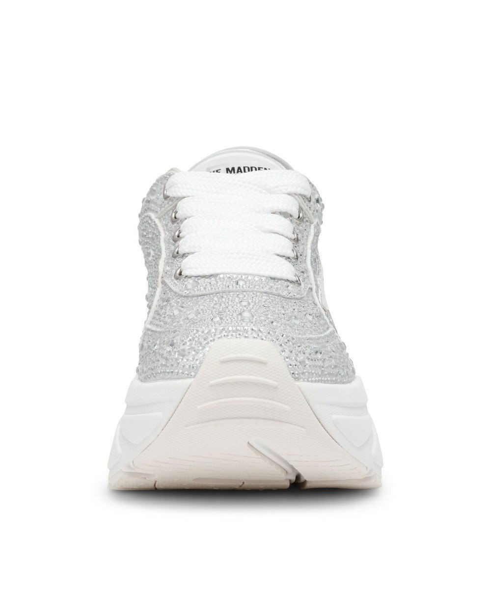 STEVE MADDEN BIONIC2R ラインストーン厚底スニーカー 
