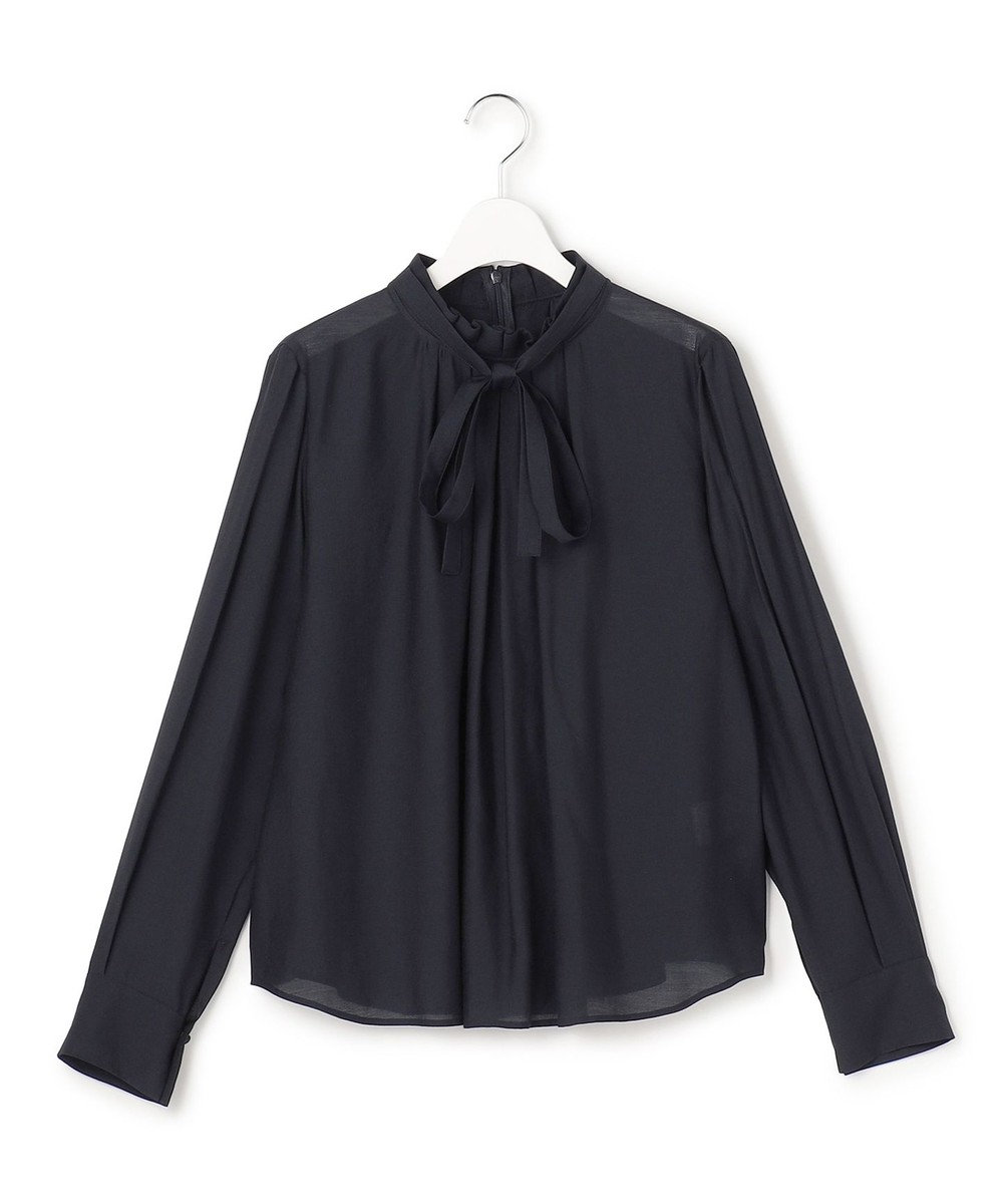 23区 【先行予約】TRオーガンジー 2WAY ボウタイブラウス 