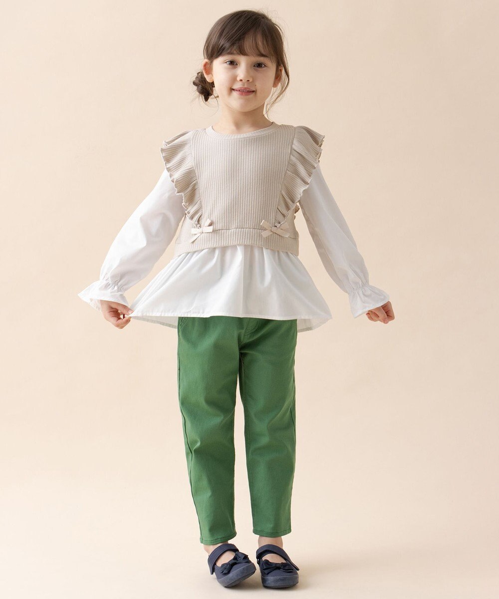 ANY KIDS レイヤード ブラウス 