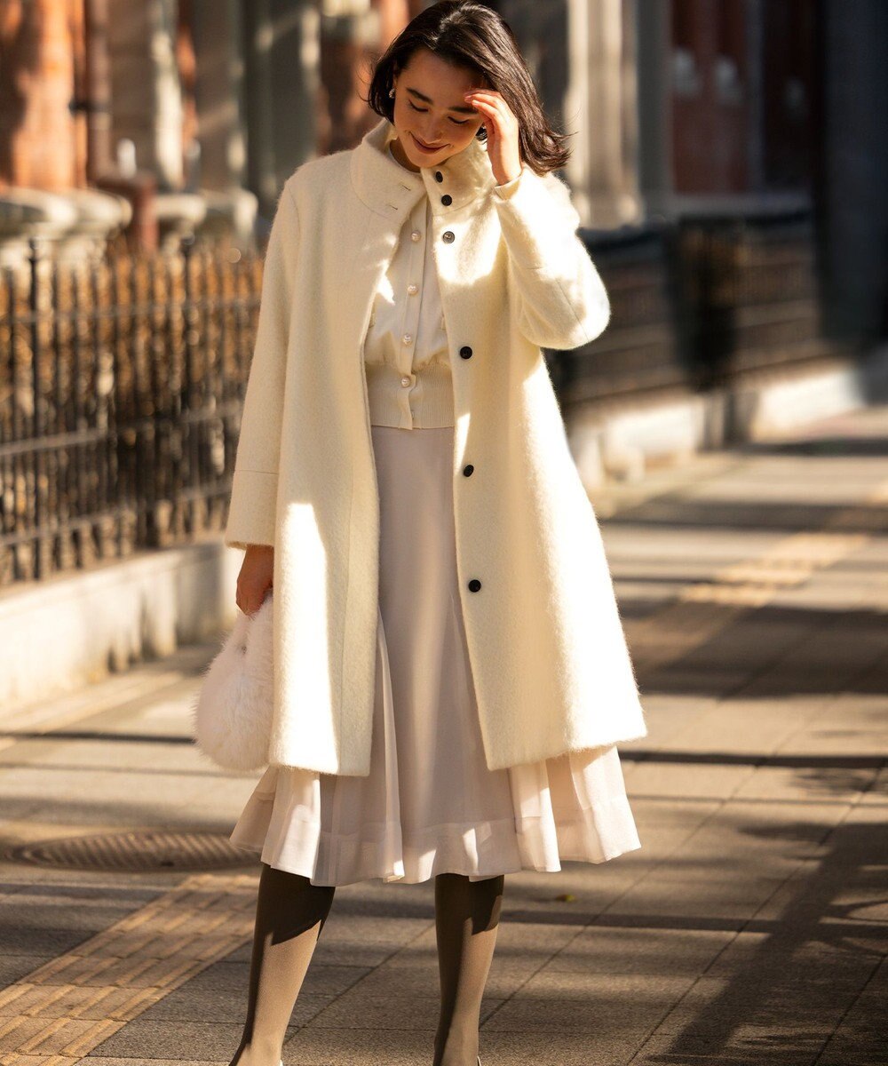 組曲 L 【WEB限定色あり】ELENA パールボタン ニットジャケット 