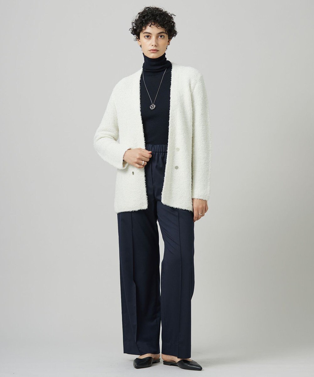 ICB 【CLASSY.1月号掲載・新色追加・洗える】エクストラファインメリノ タートルネックプルオーバー 