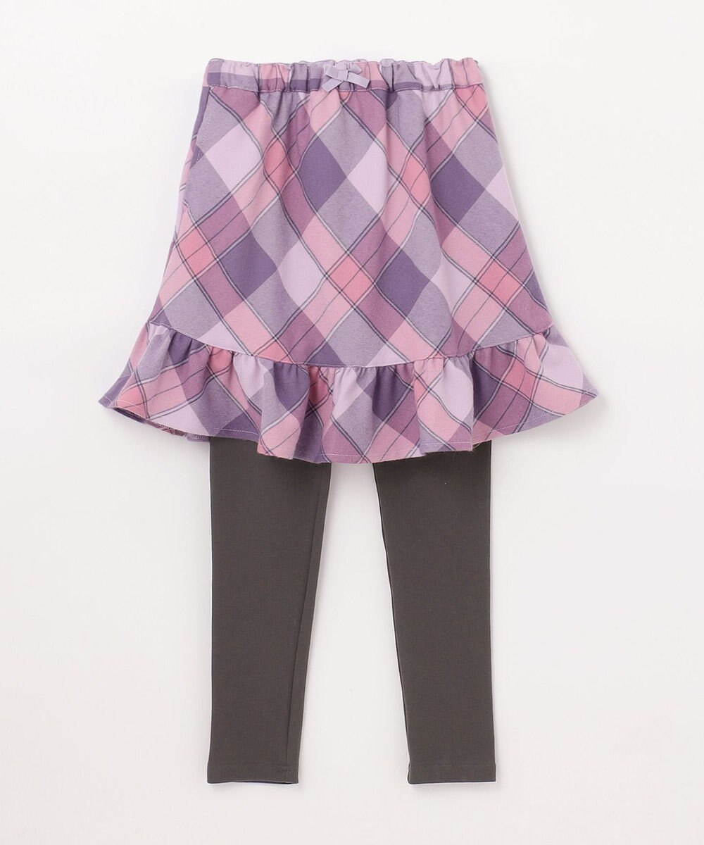 ANY KIDS チェック スカッツ 