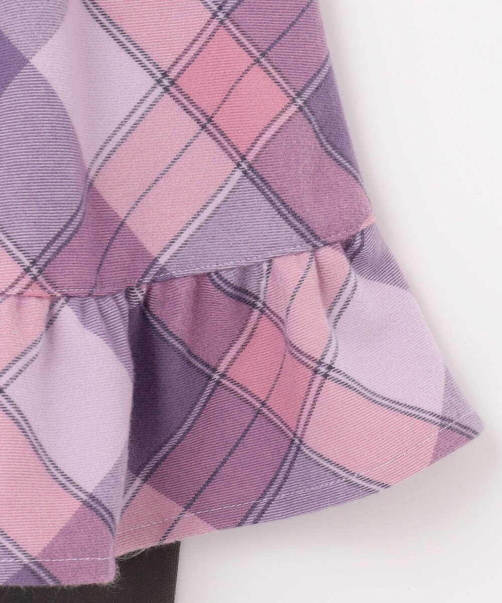 ANY KIDS チェック スカッツ 