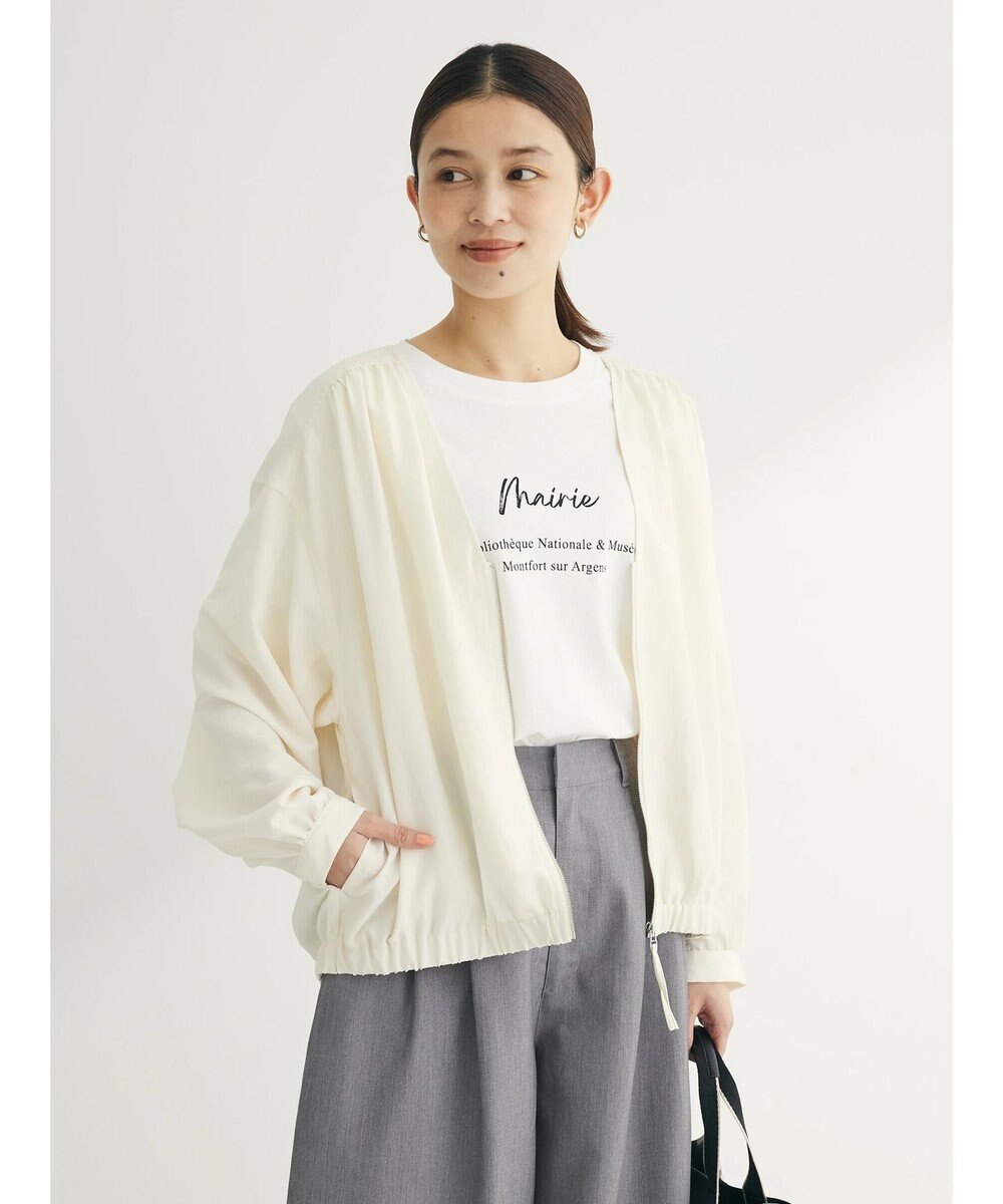 Green Parks イージーケア　Ｖネックブルゾン 