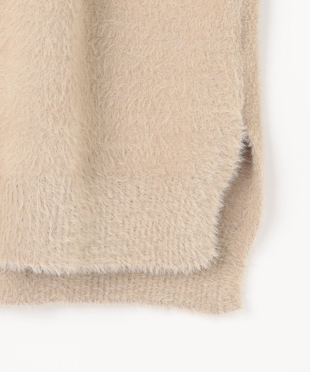 ANY L ショートシャギープルオーバーニット 