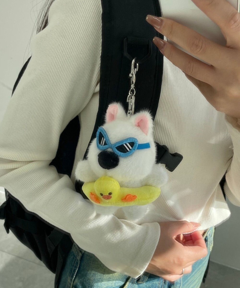 WEGO バカンスわんこぬいぐるみキーホルダー 